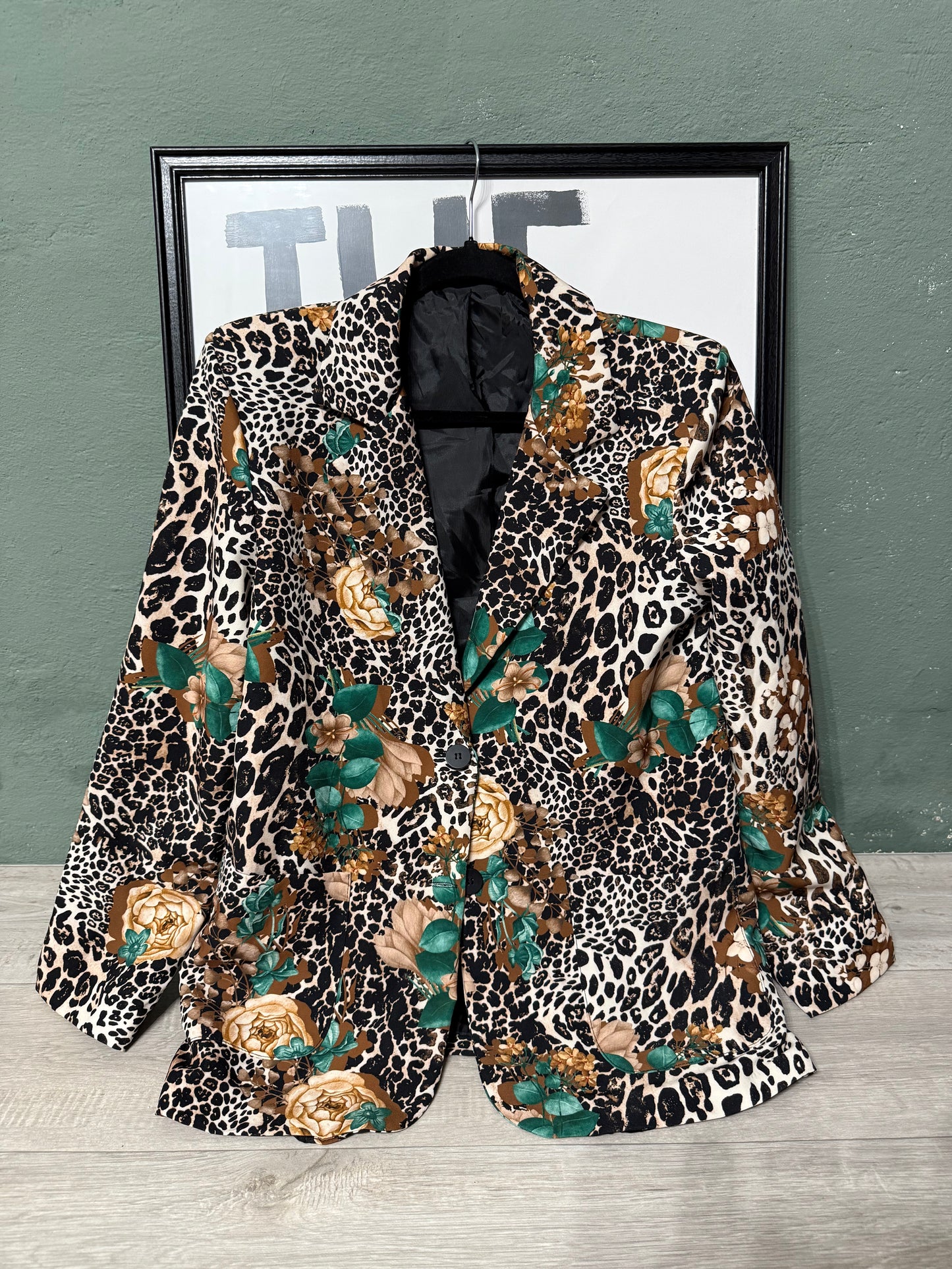 Blazer fantasia animalier tg.S