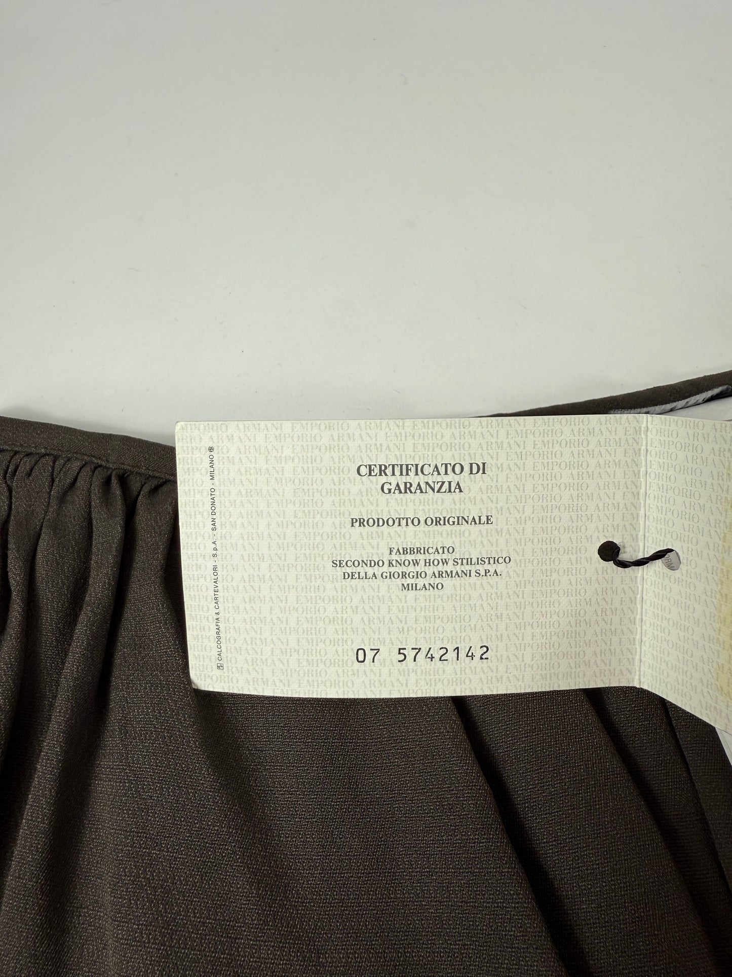 Minigonna cioccolato Emporio Armani tg.M