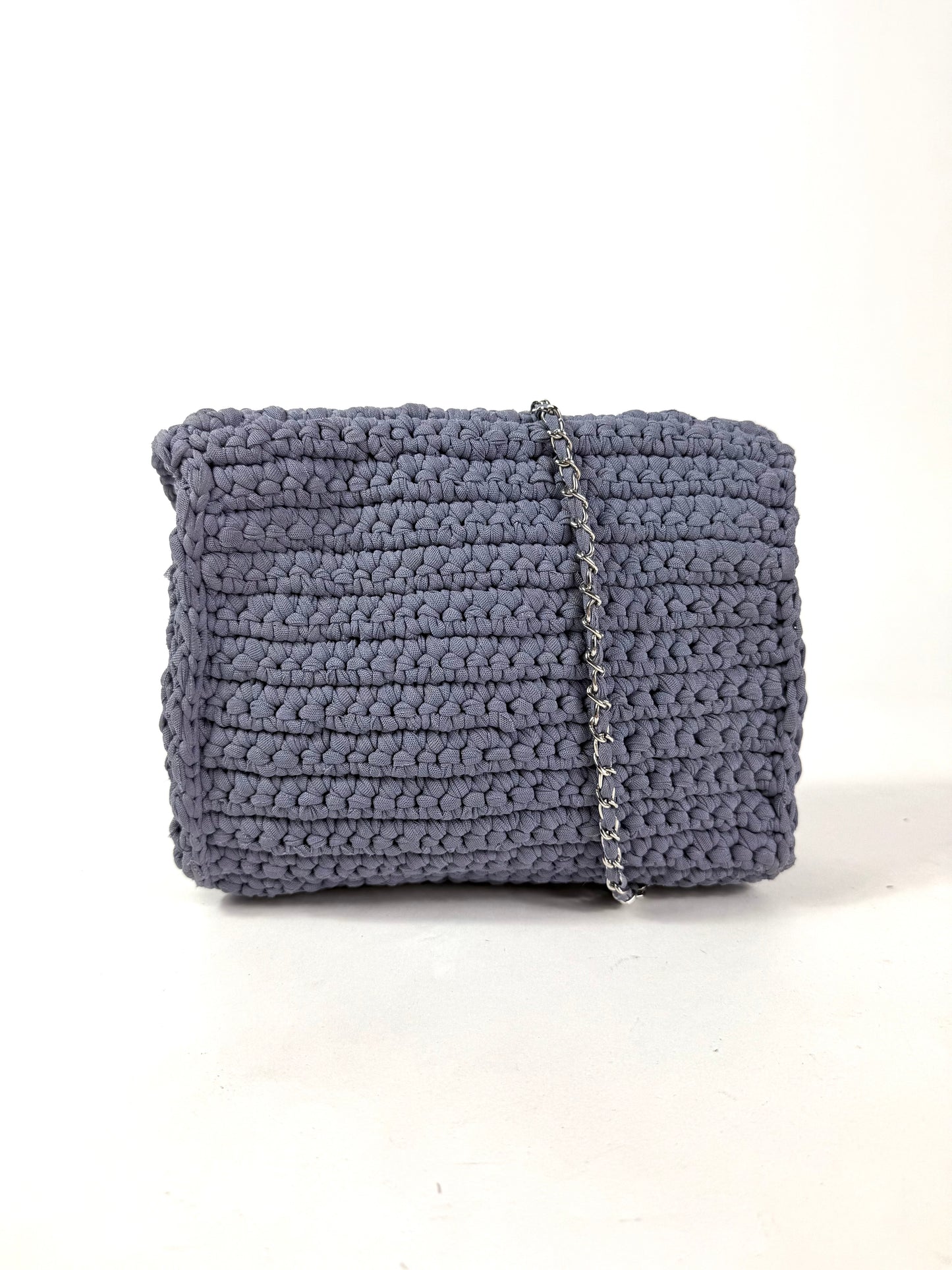 Pochette lavanda con tracolla uncinetto 🍓