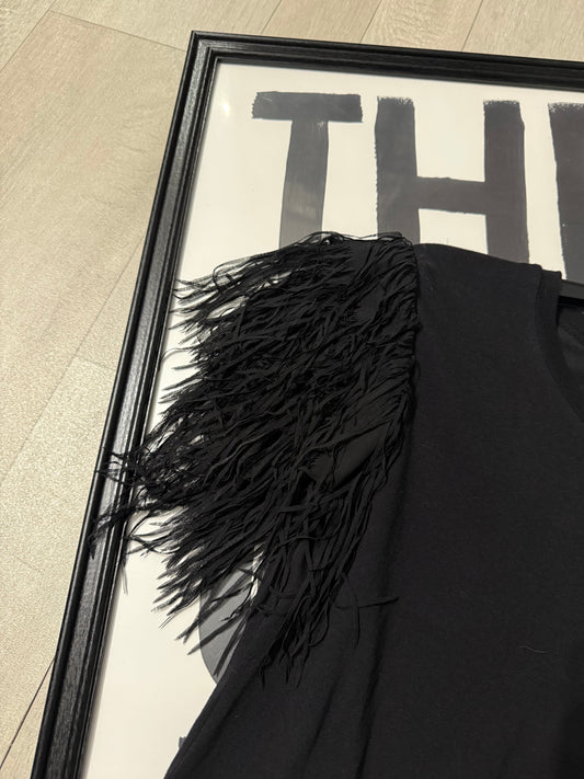 T-shirt maniche frange