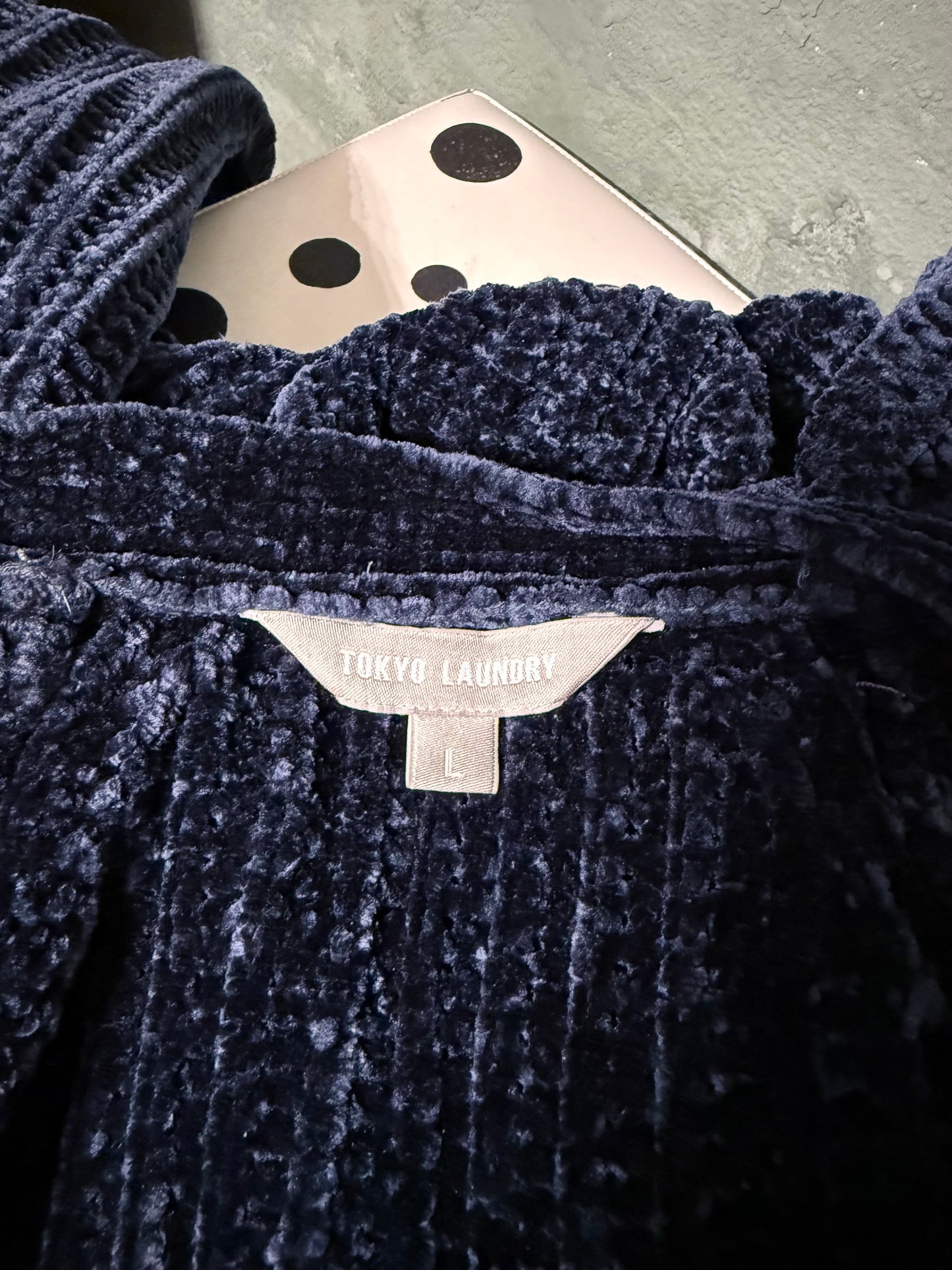 Cardigan ciniglia blu baby
