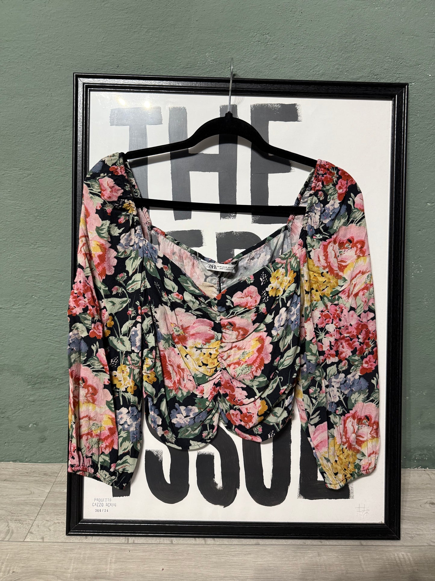 Top fiori Zara