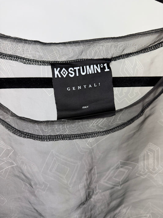 T-shirt trasparente organza Kostumn.1 tg.M