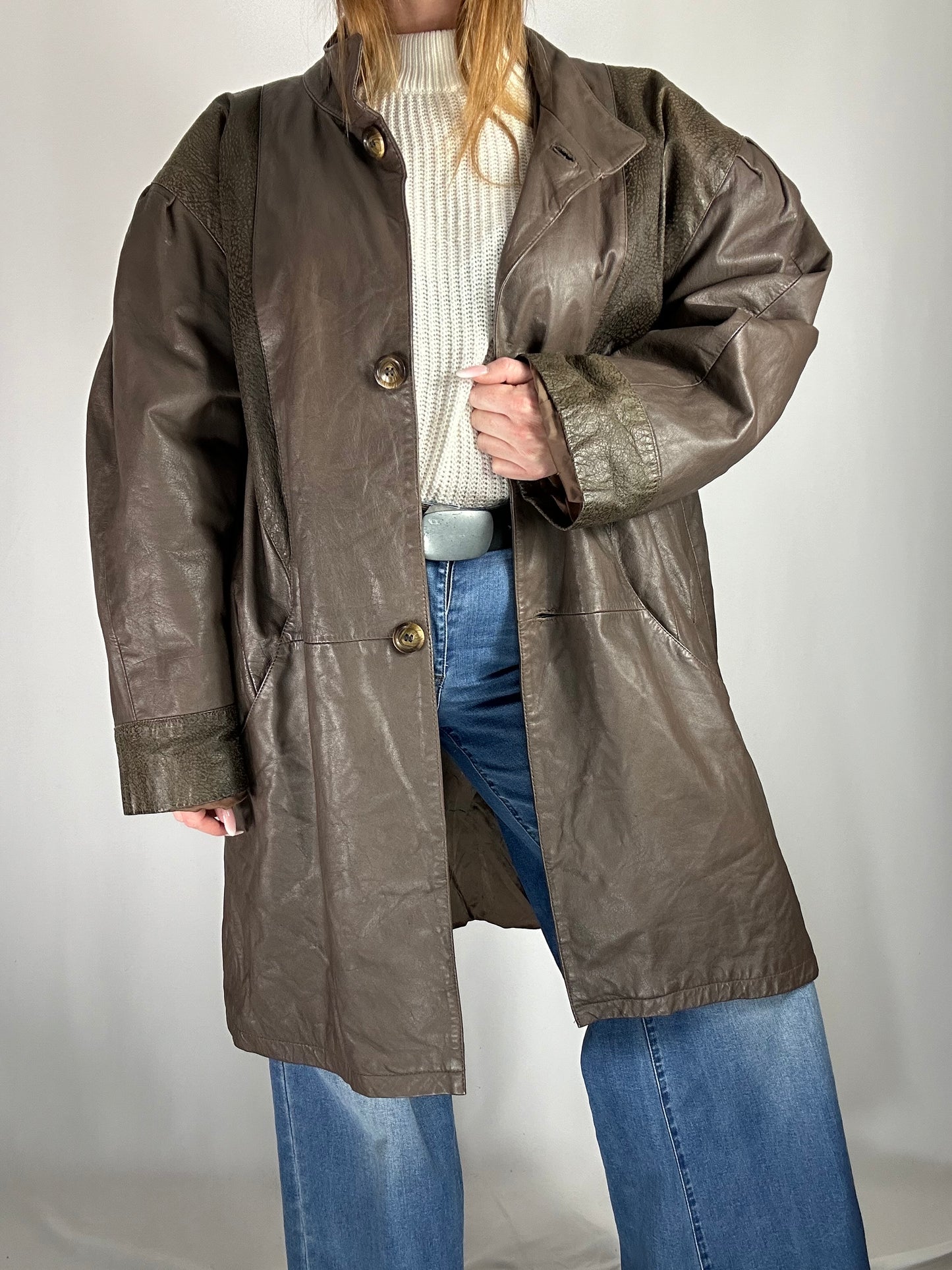 Giacca in pelle tg.L