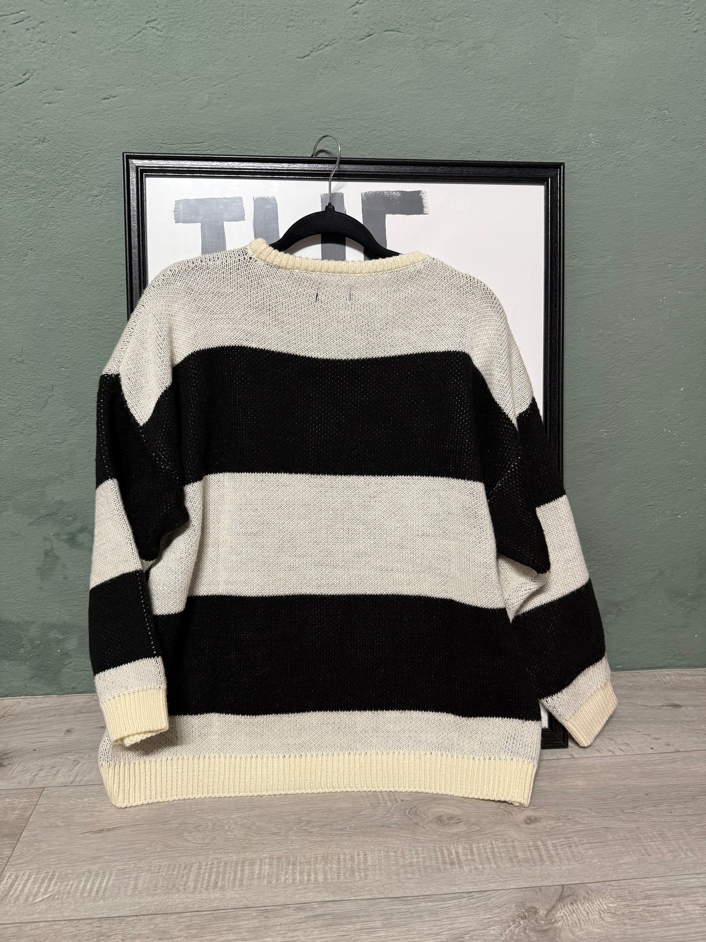 Pull girocollo righe cuore The Lulù