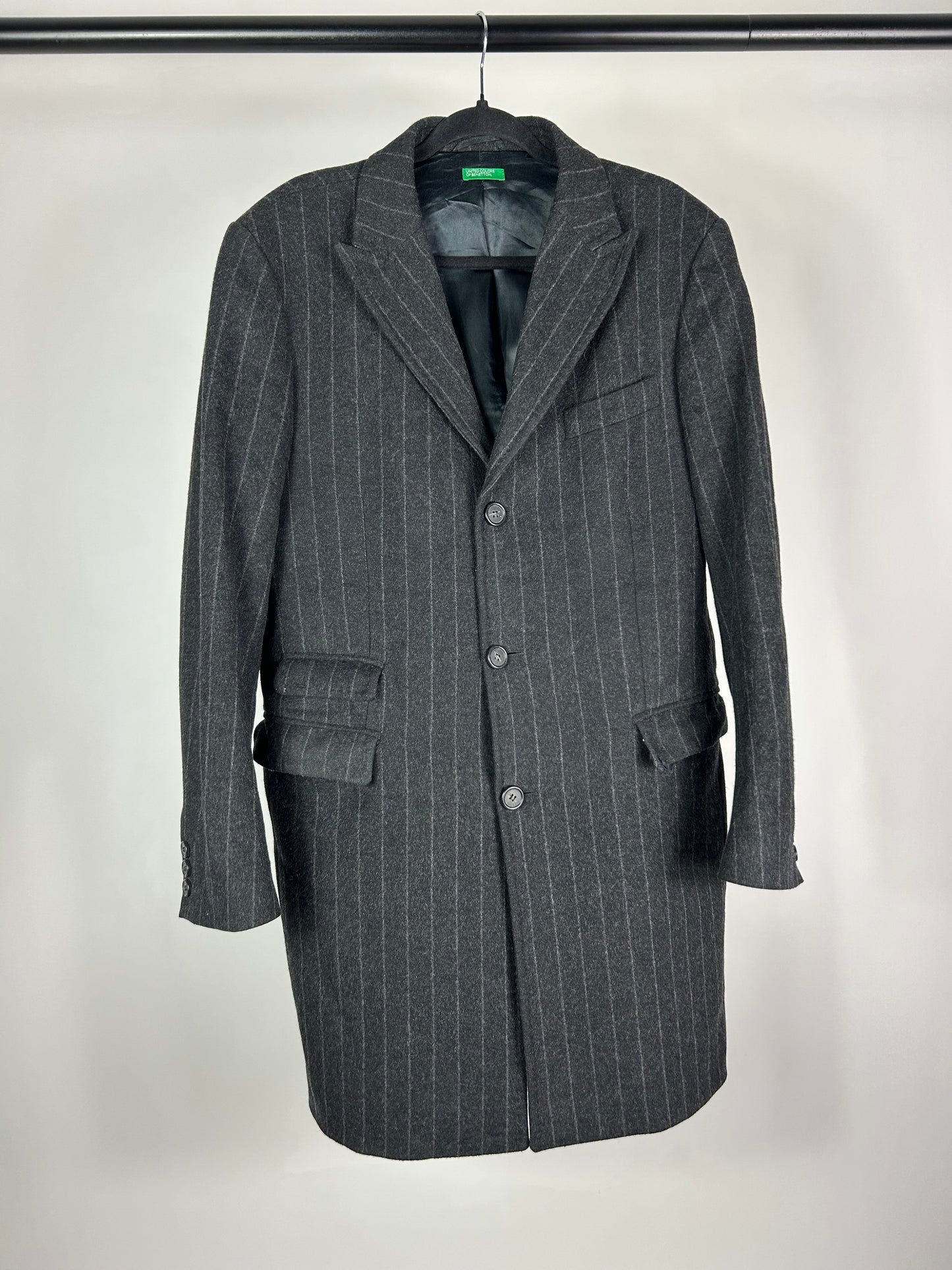 Cappotto gessato Benetton tg.M