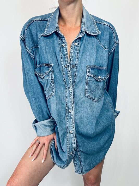 Camicia denim handmade ‘Mood’ tg.L