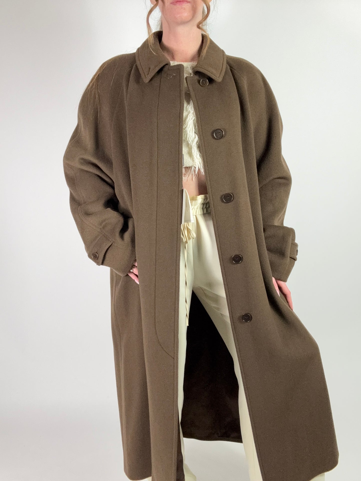 Cappotto 100% lana Emporio Armani tg.L