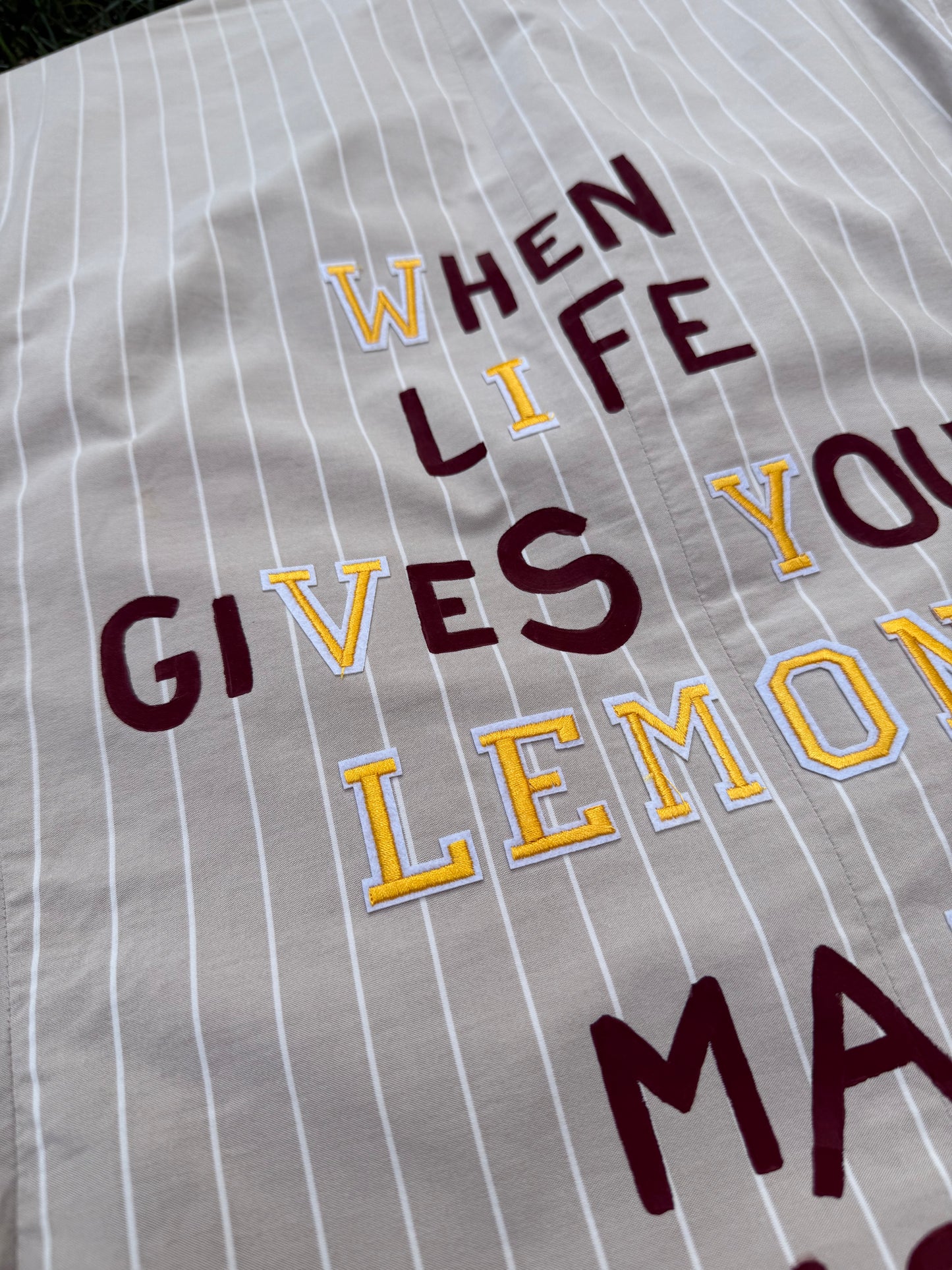 Blazer ‘Lemonade’ handmade