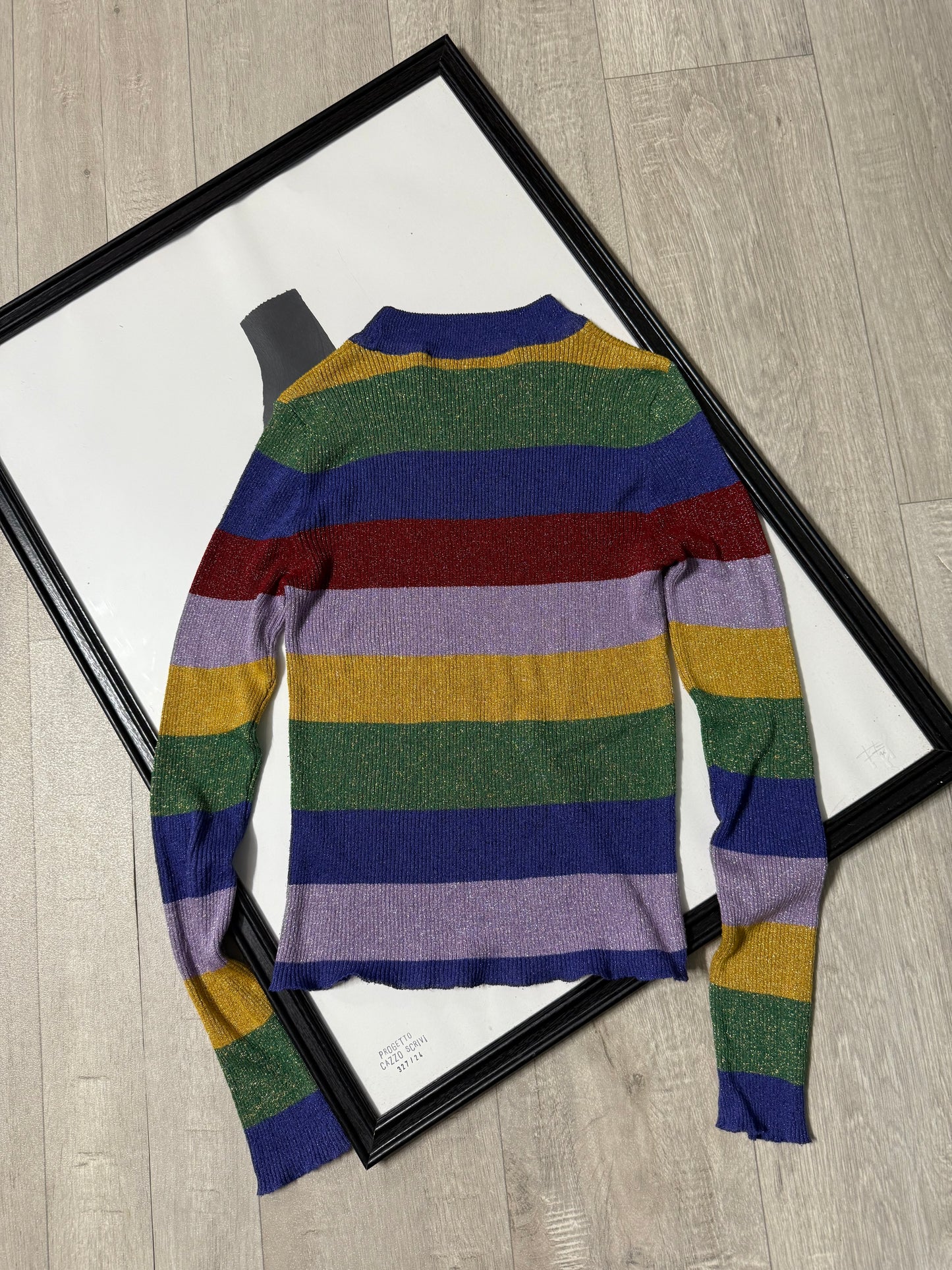 Maglia righe multicolor