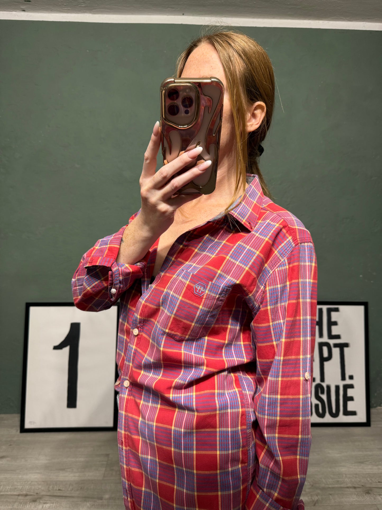 Camicia tartan Philipp Plein tg.L