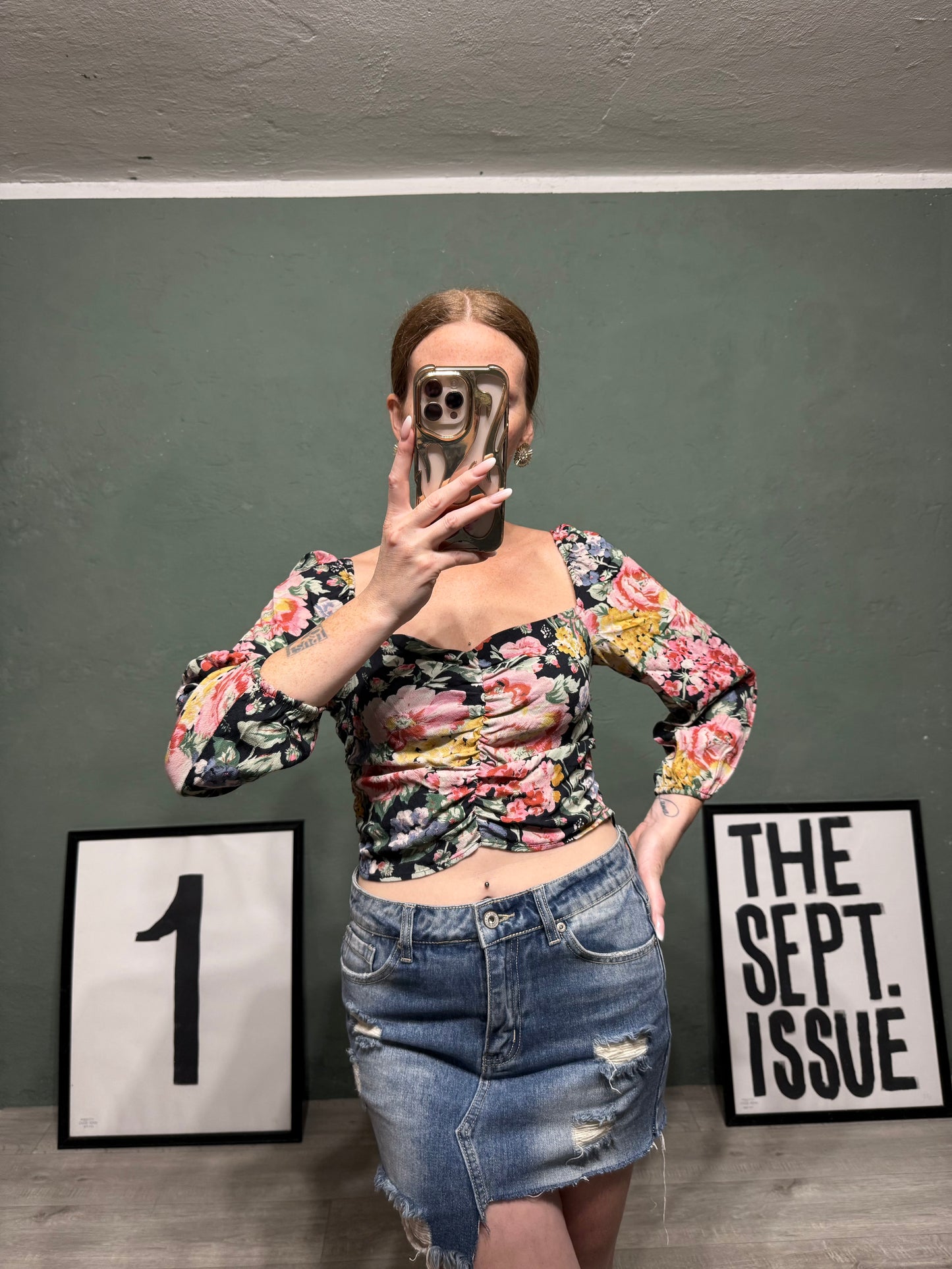 Top fiori Zara
