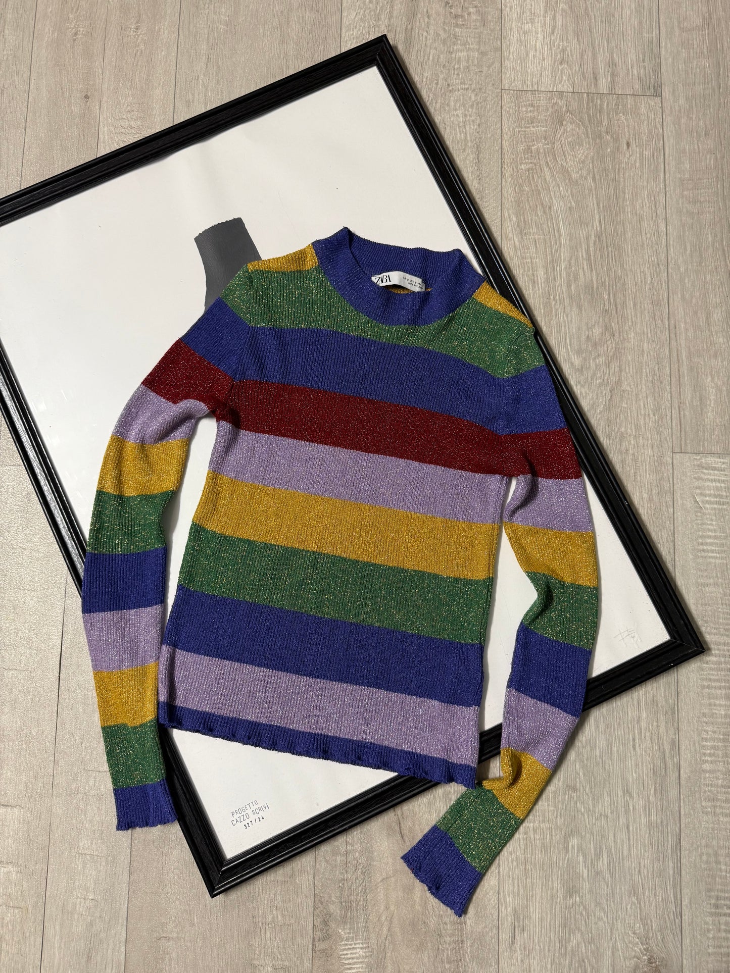 Maglia righe multicolor