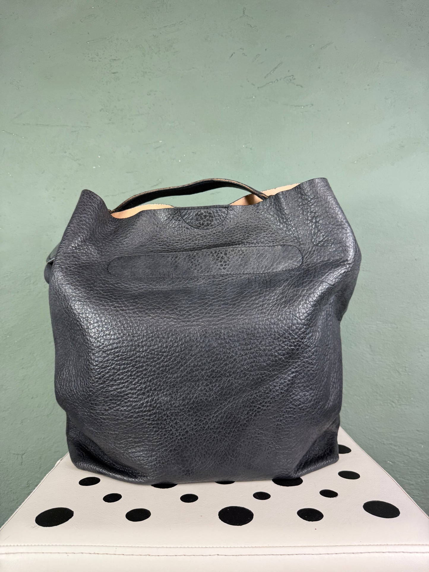 Shopper in pelle Twinset