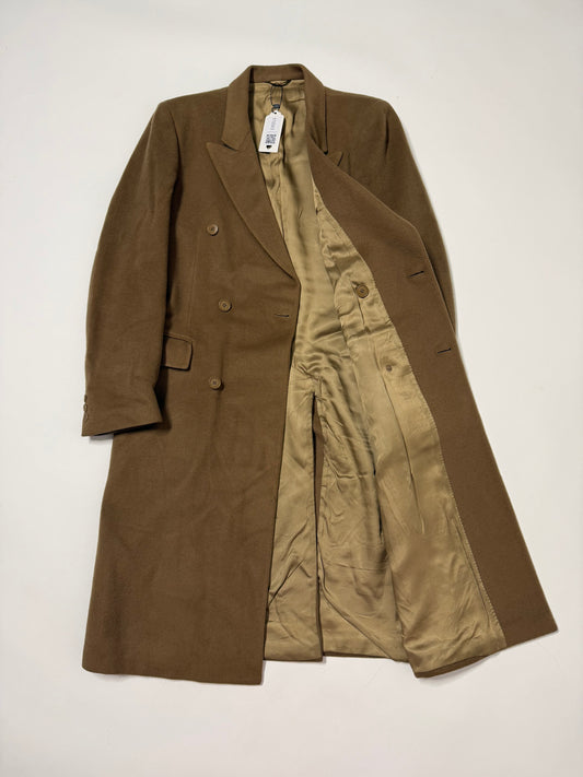 Cappotto cammello vintage doppiopetto 100% lana