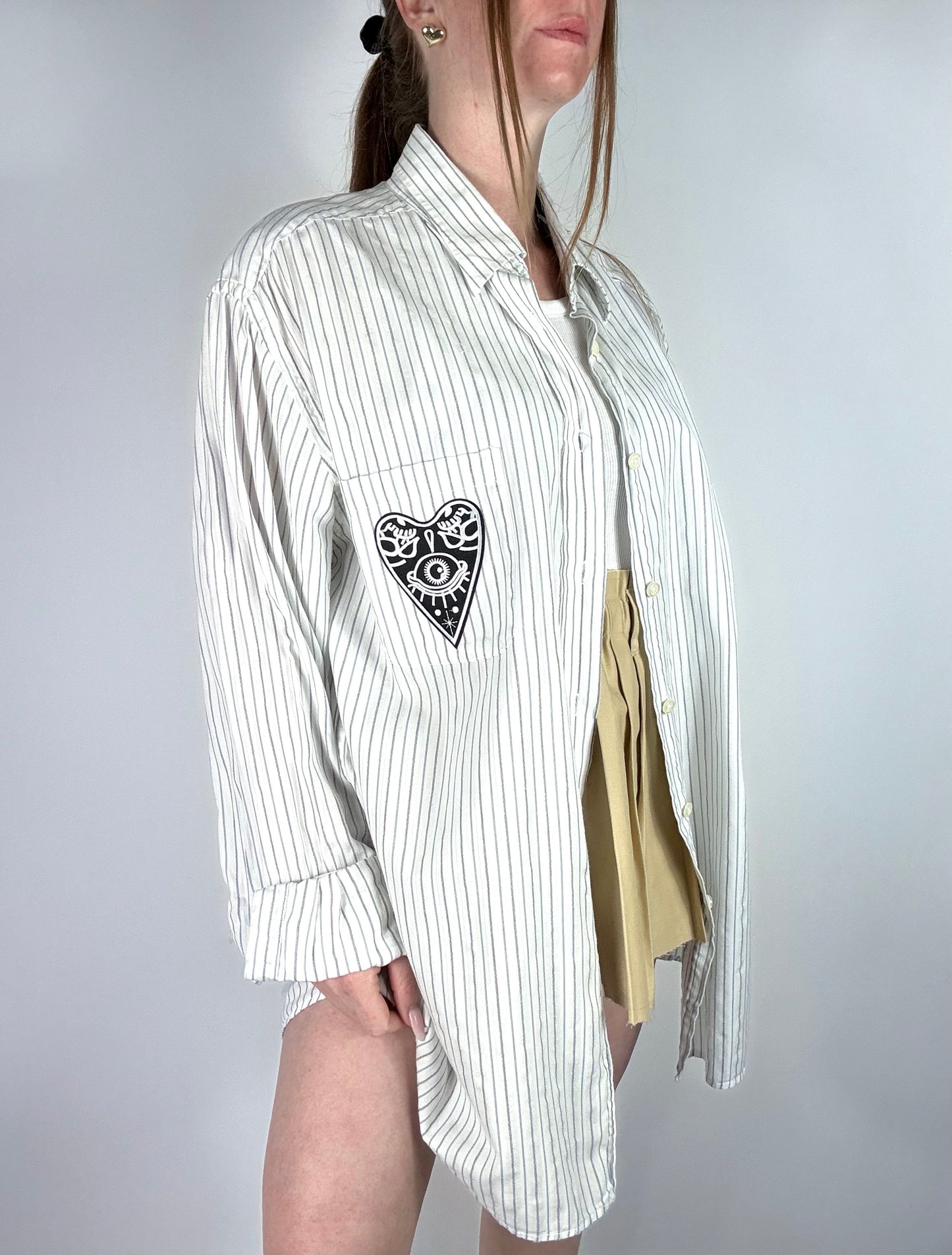Camicia righe ‘Not a tourist’ tg.L