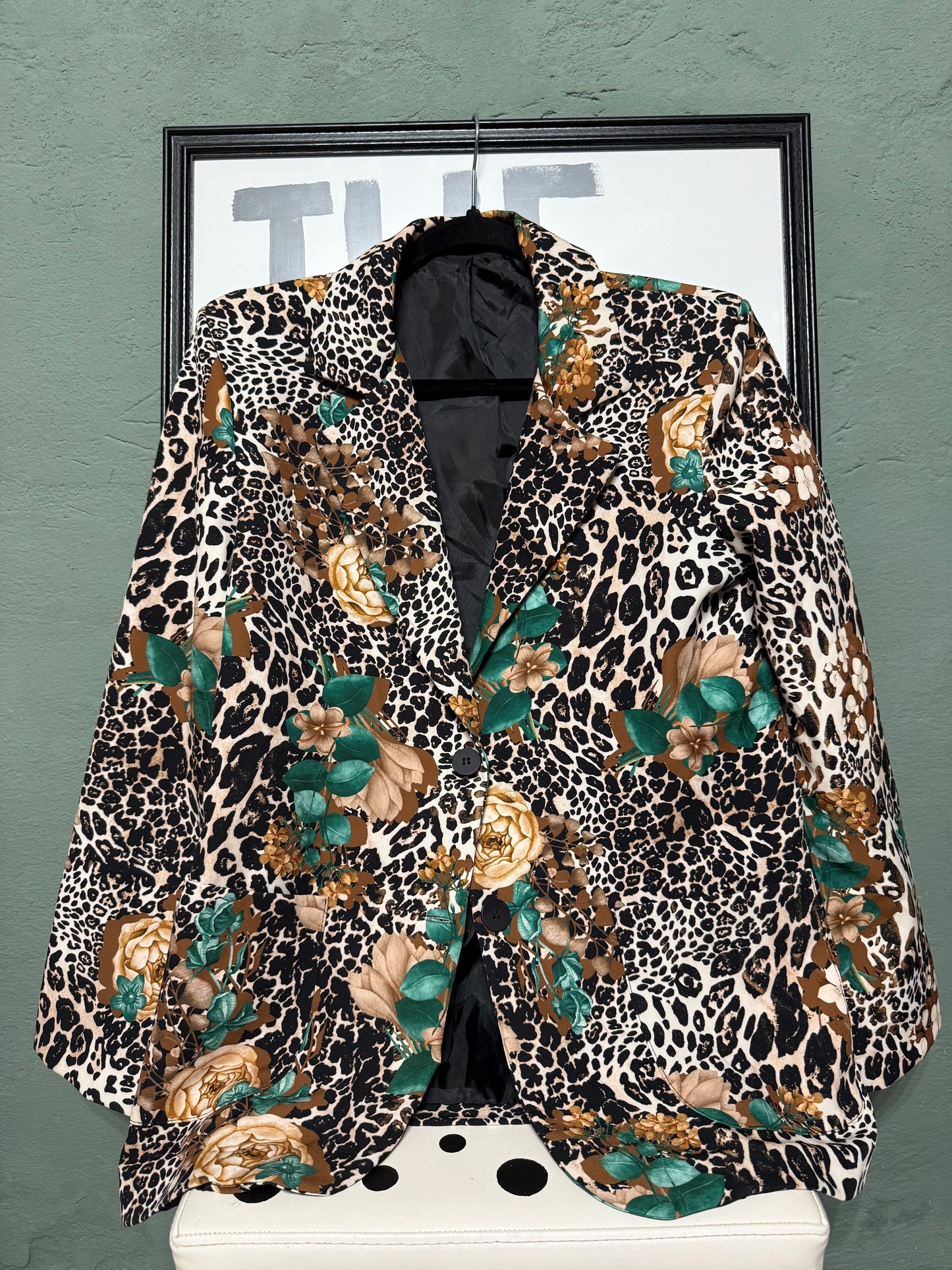 Blazer fantasia animalier tg.S