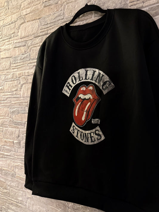 Felpa ‘Rolling Stones’ handmade