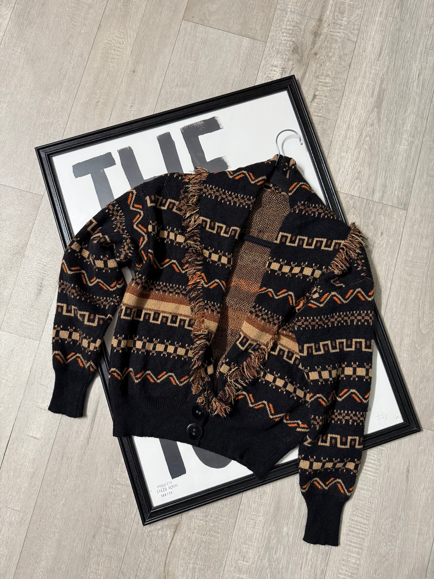 Cardigan fantasia lurex