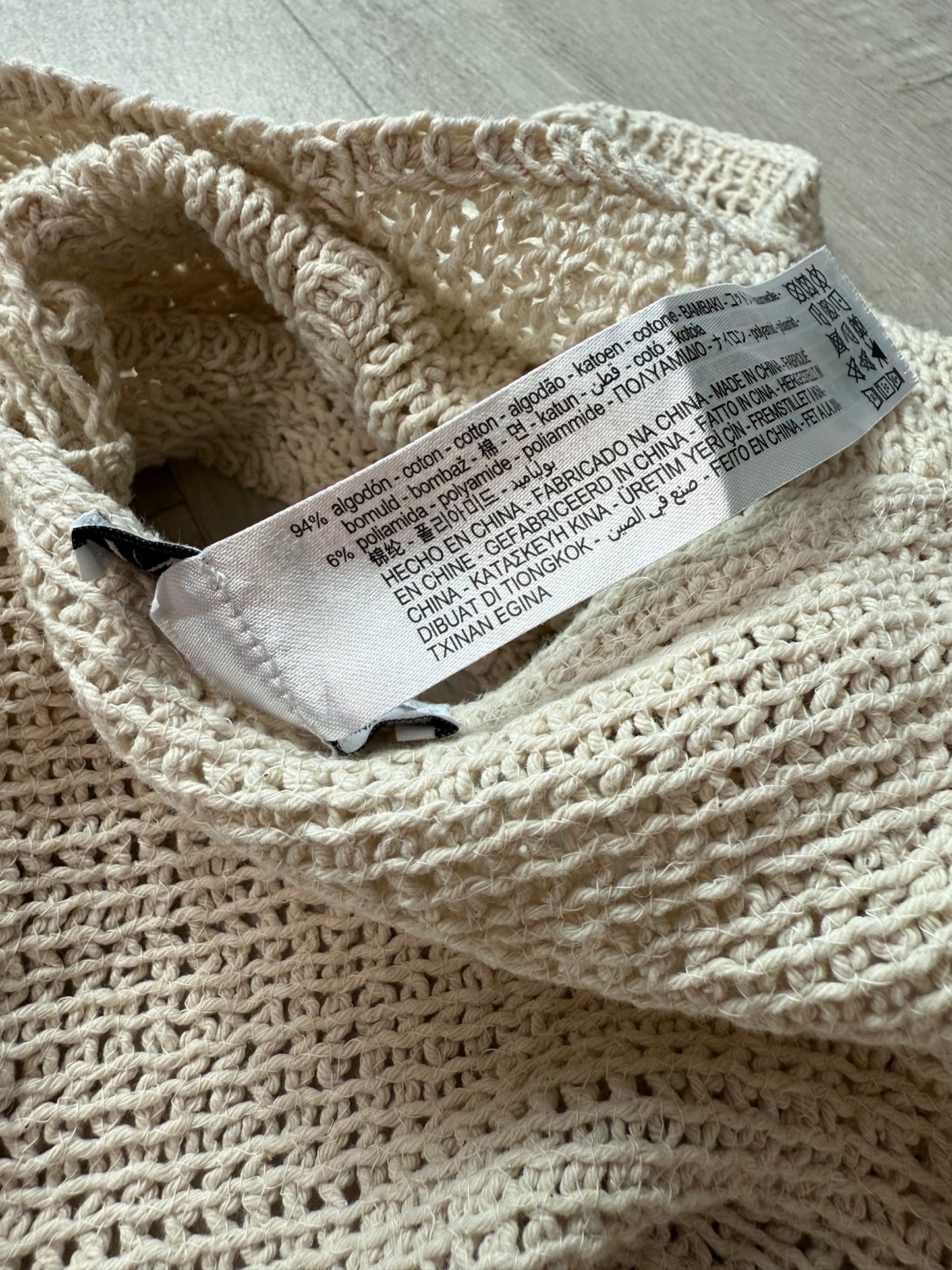 Top macramè tg.S