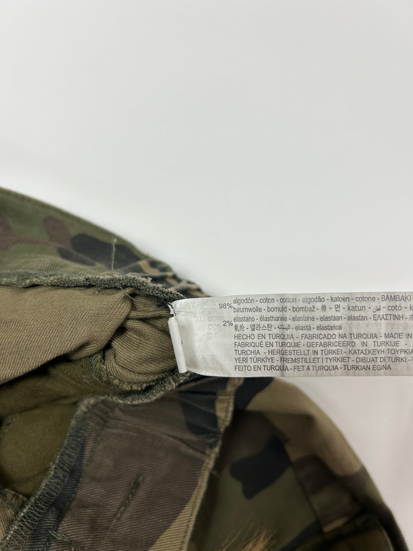Jeans camouflage Bershka tg.S