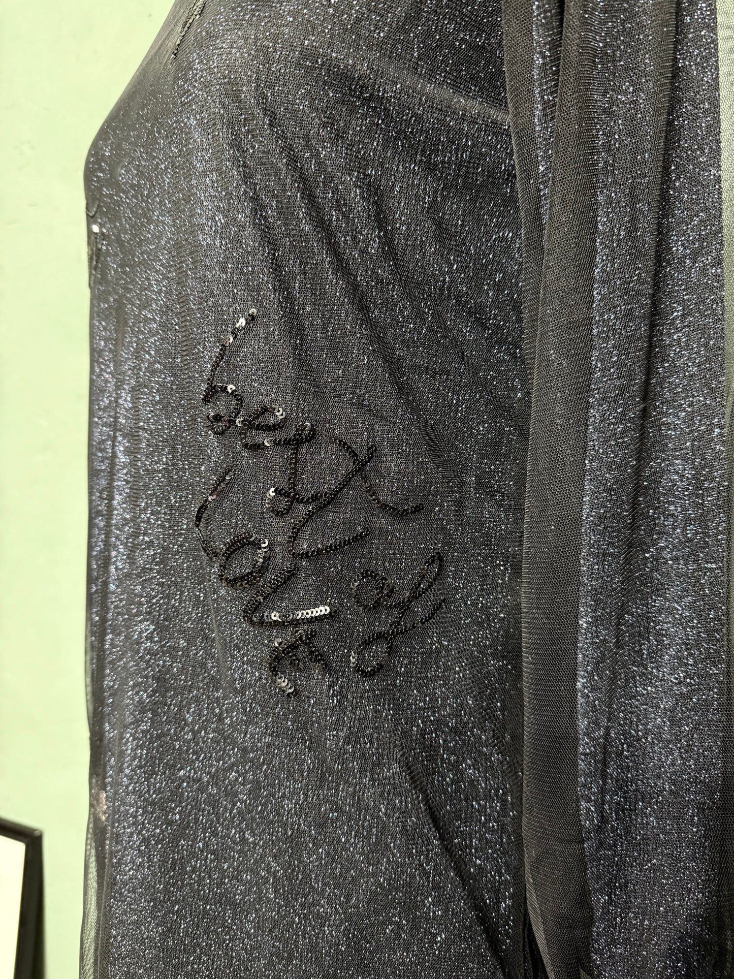 Abito/maxi maglia !M?ERFECT lurex scritte