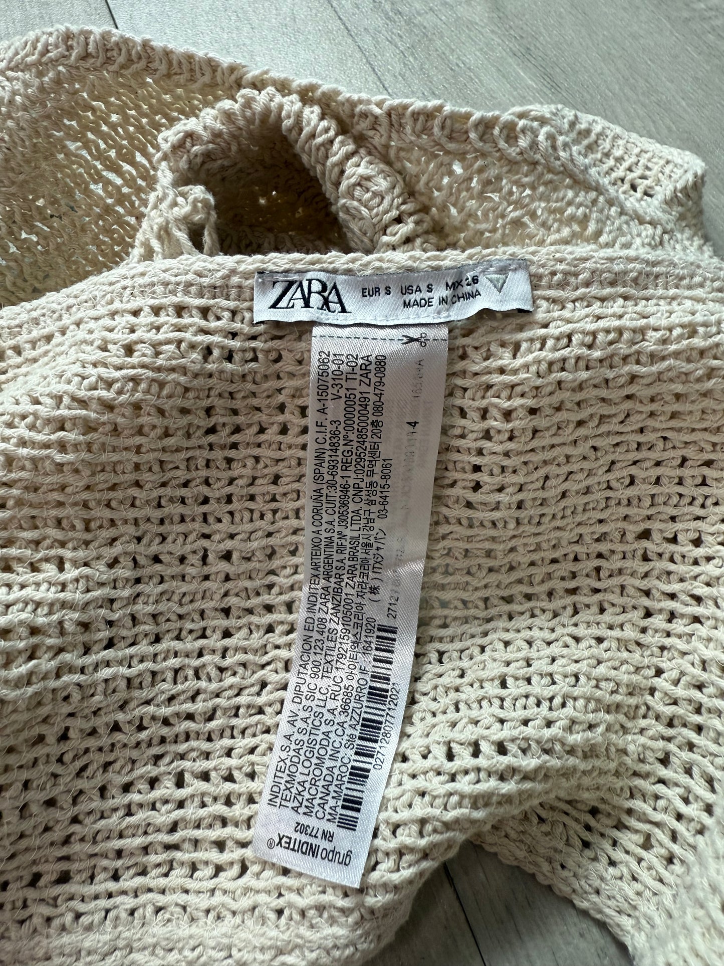Top macramè tg.S