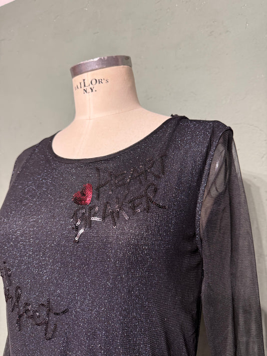 Tutina !M?ERFECT lurex scritte