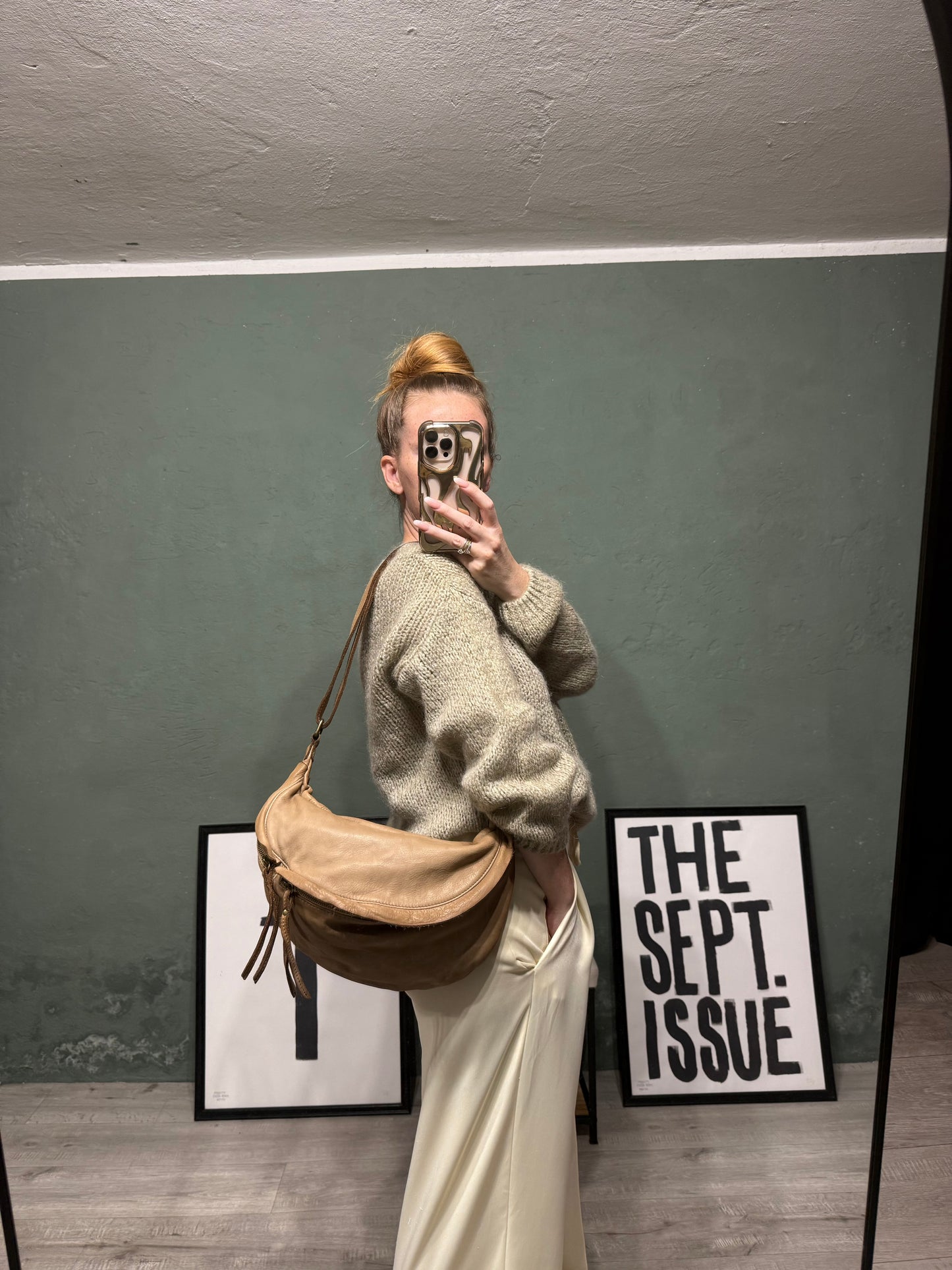 Borsa in pelle tracolla