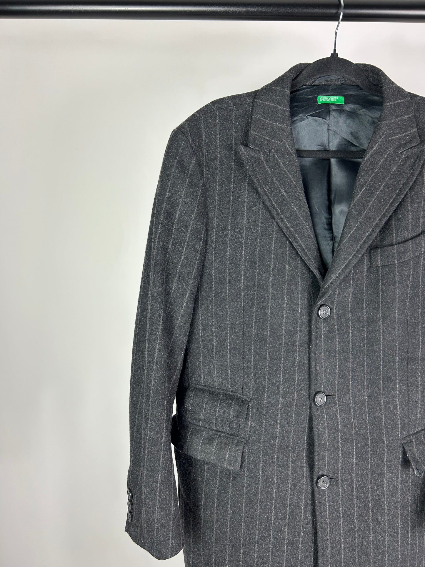 Cappotto gessato Benetton tg.M