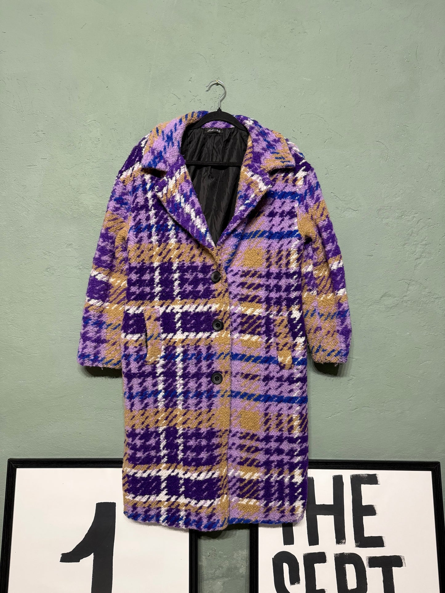Cappotto fantasia tartan