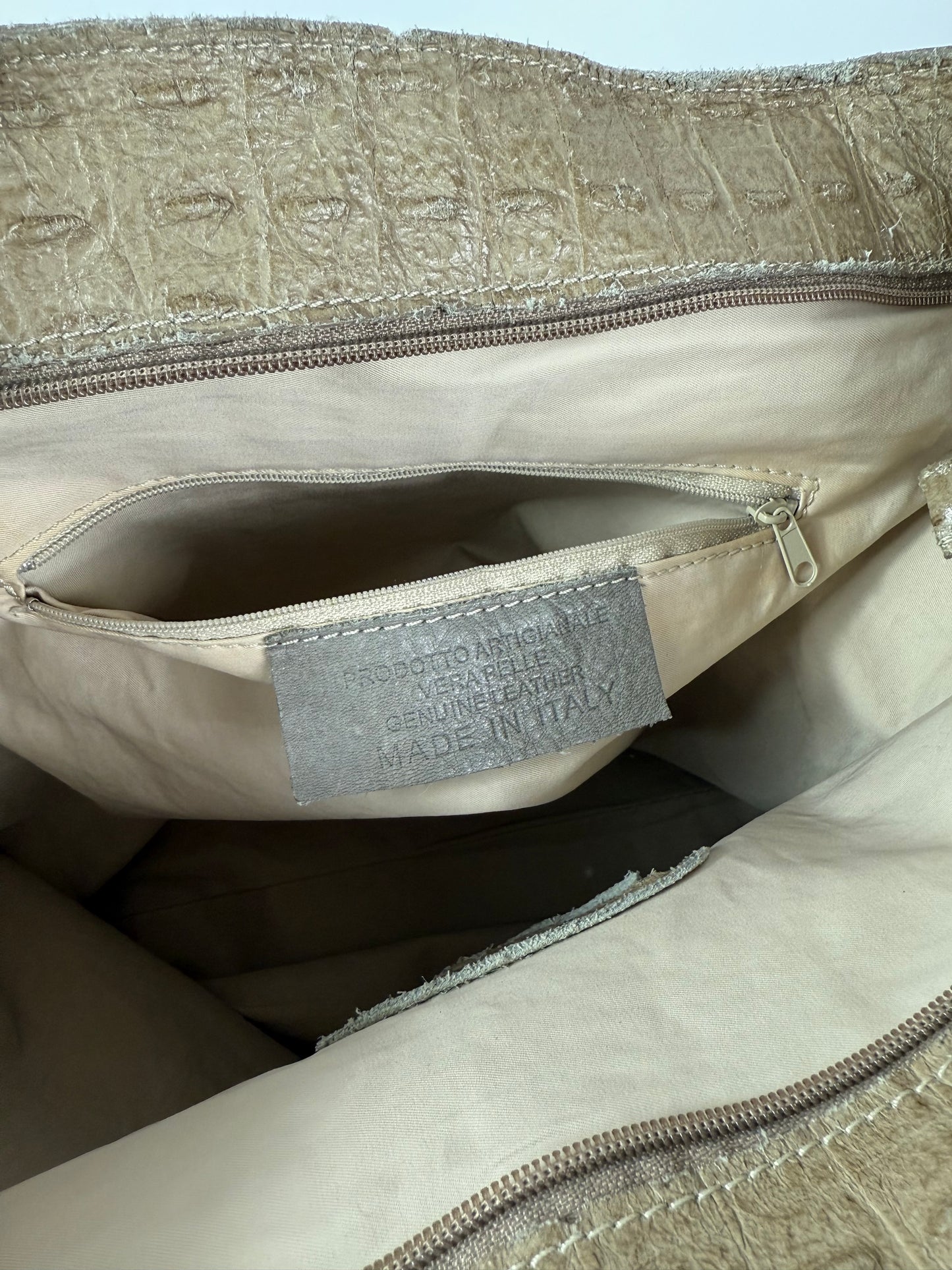 Shopper in pelle