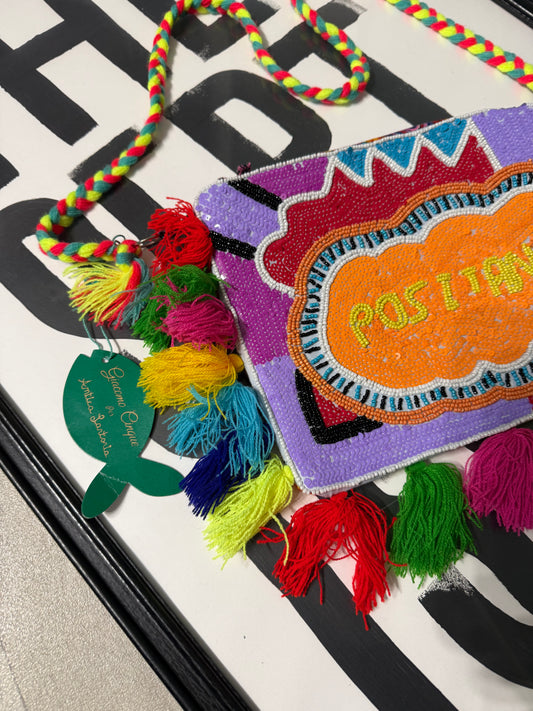 Pochette perline-nappine ‘Positano’