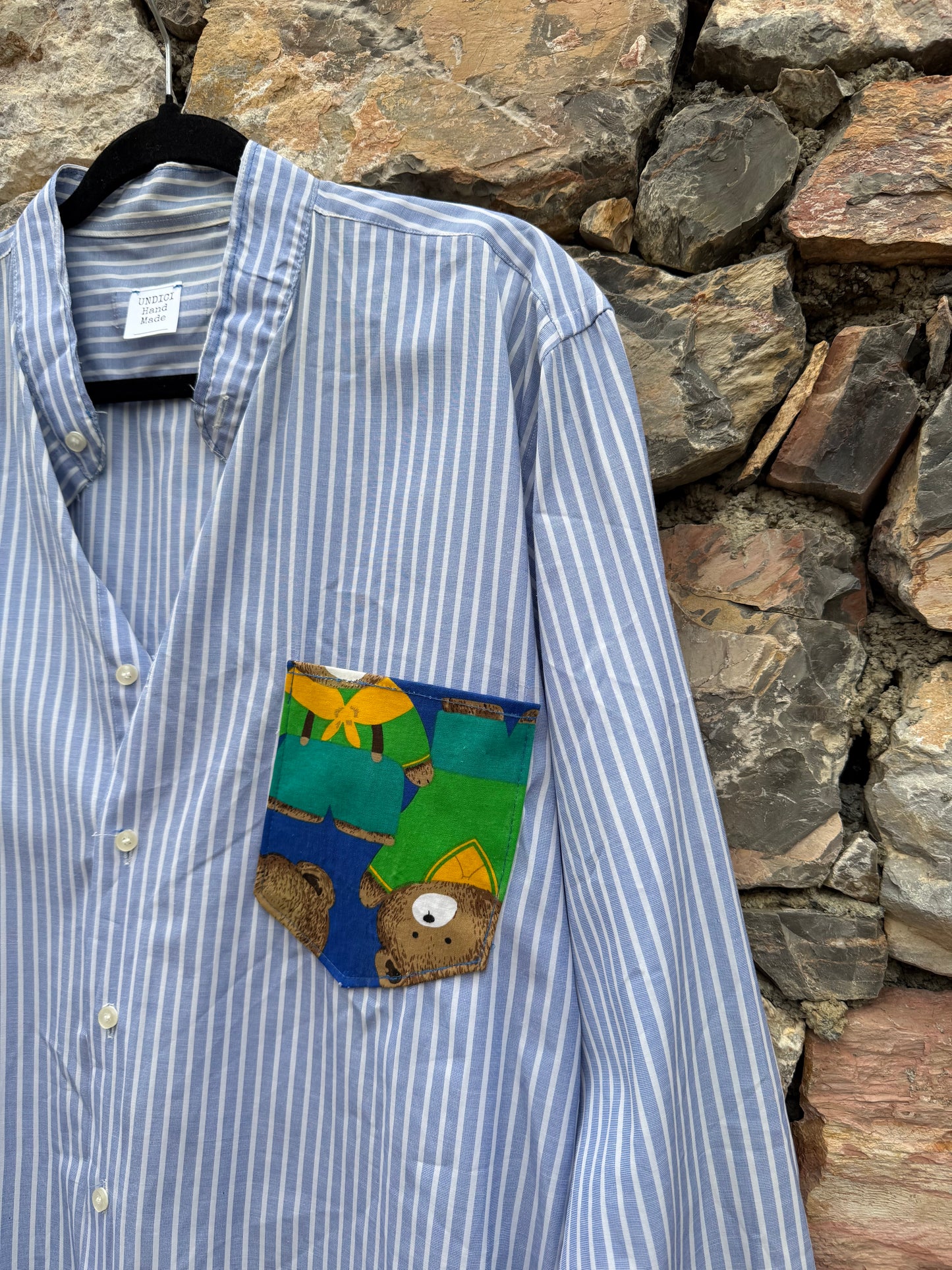 Camicia righe ‘Predico male’