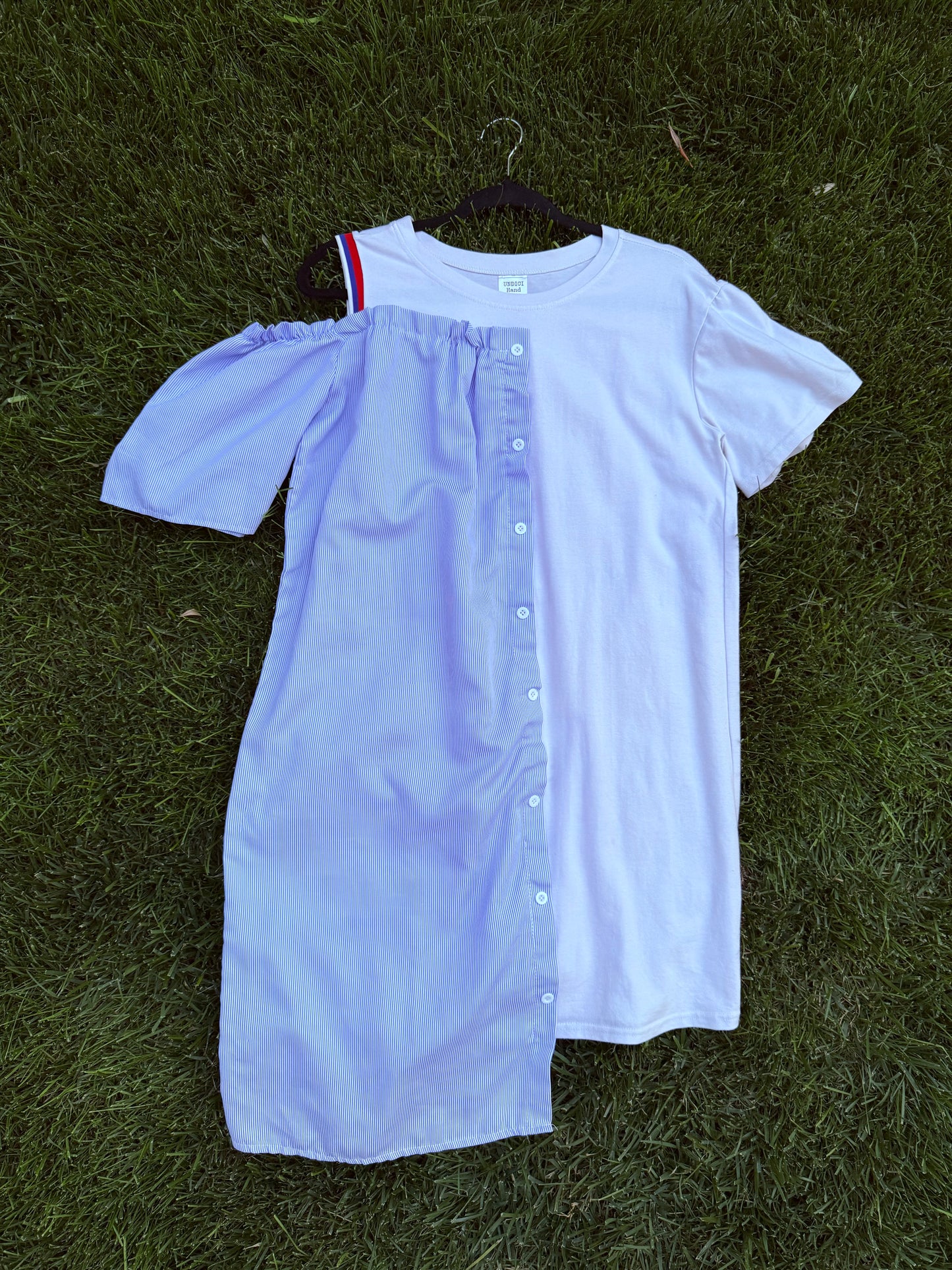 Maxi t-shirt/abito upcycling tg.M/L