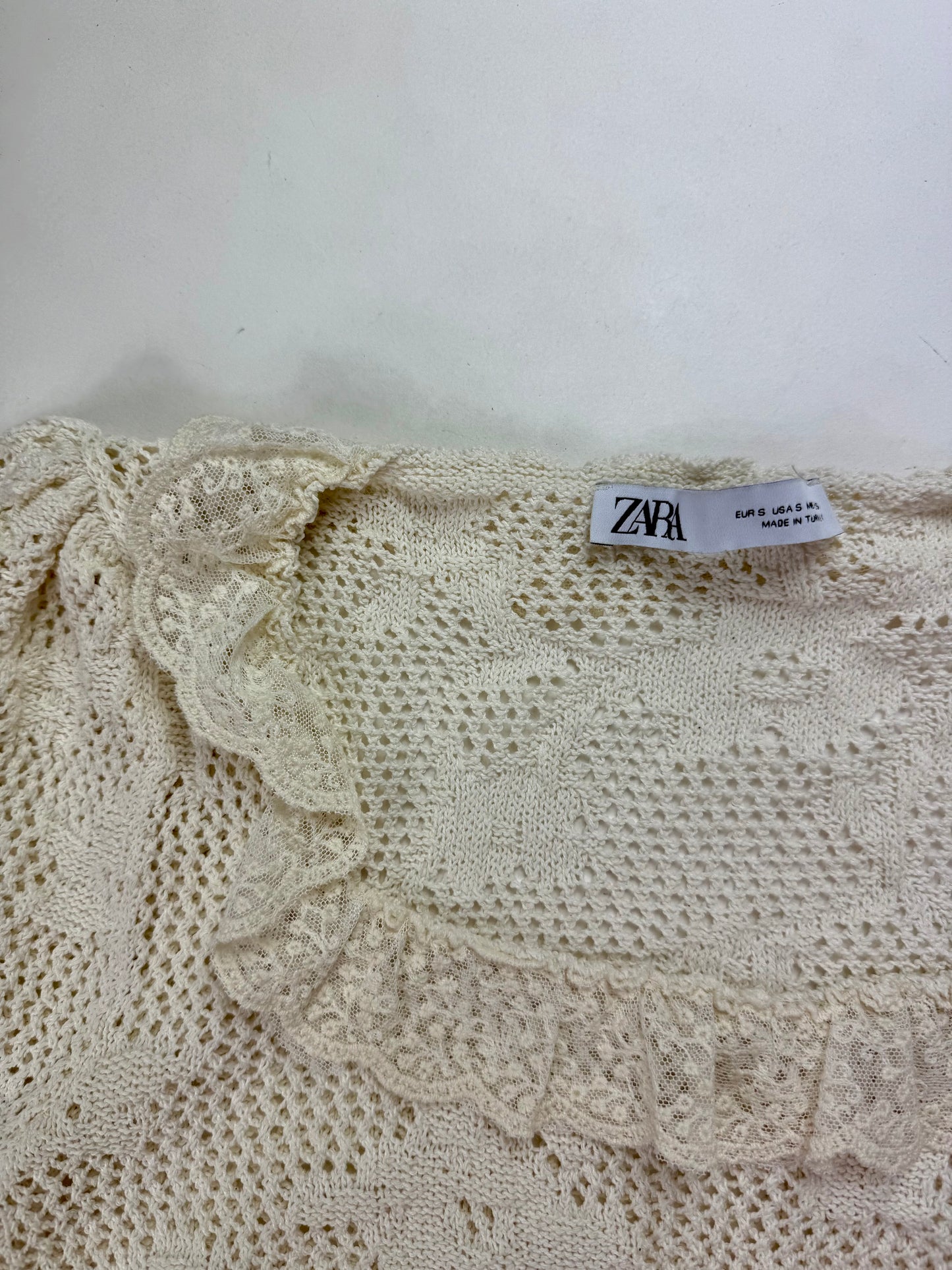 T-shirt uncinetto Zara tg.S