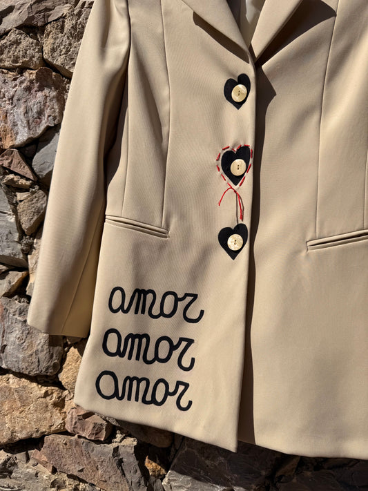Blazer monopetto ‘Amor’