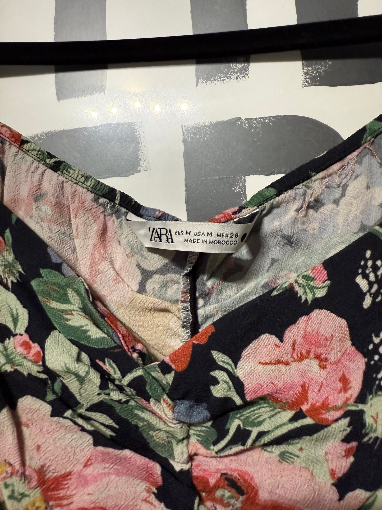 Top fiori Zara