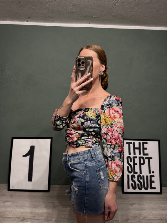 Top fiori Zara