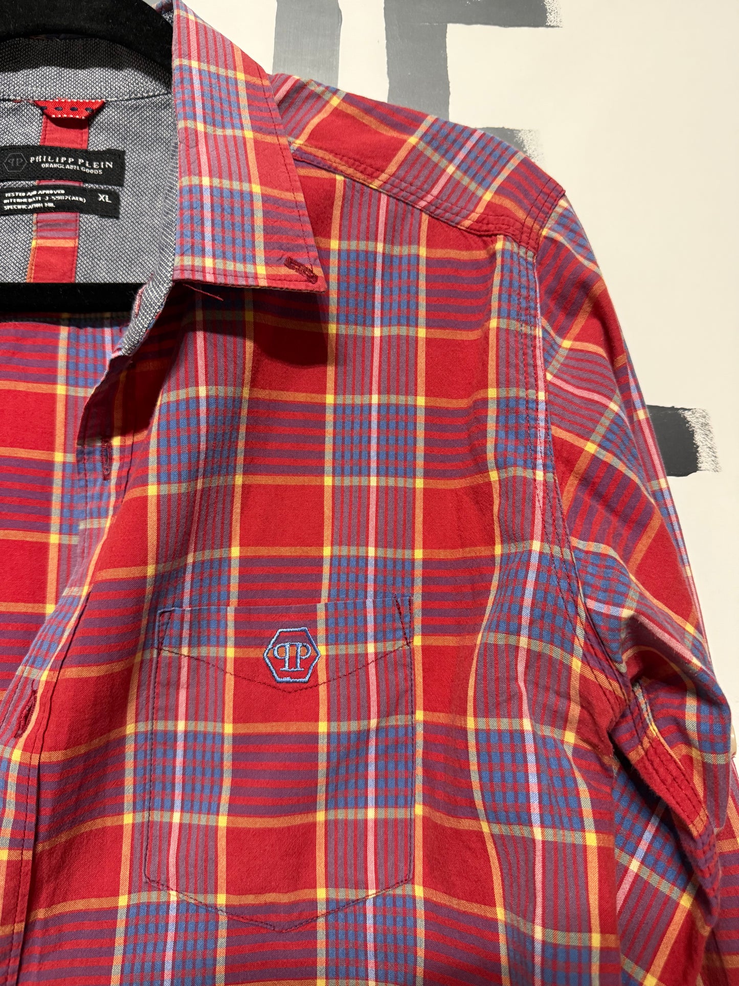 Camicia tartan Philipp Plein tg.L
