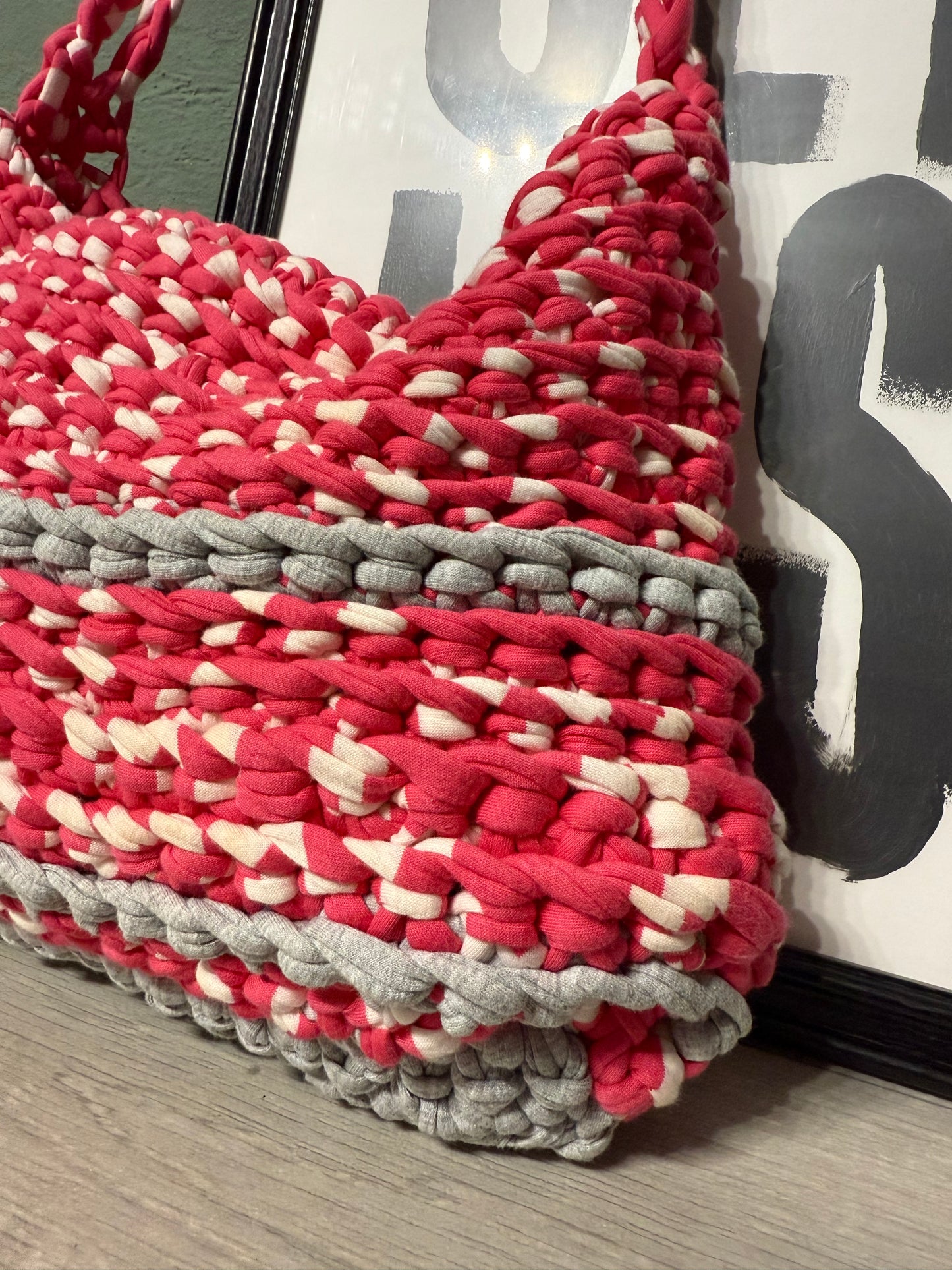 Borsa a spalla-tracolla crochet uncinetto
