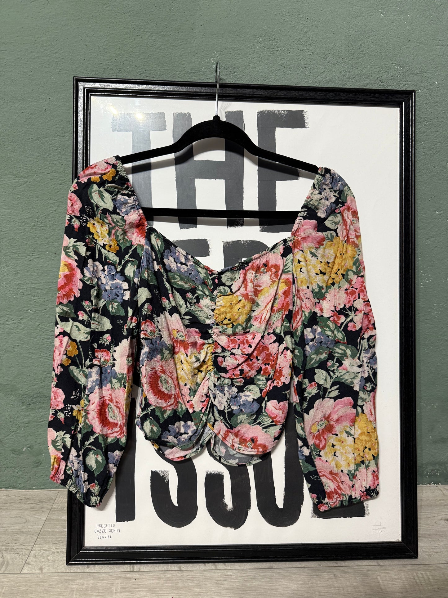 Top fiori Zara