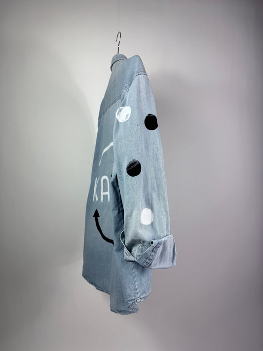 Camicia denim ‘Karma 🔄’ tg.L