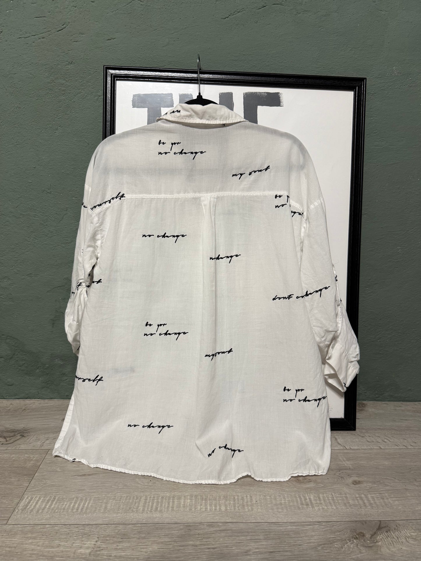 Camicia scritte tg.M