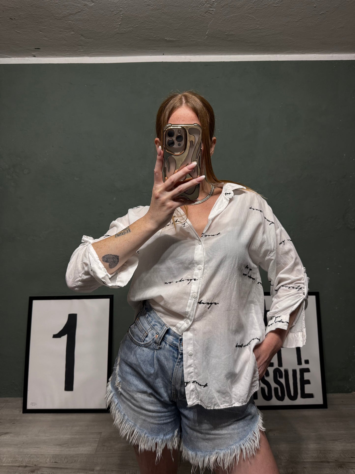 Camicia scritte tg.M