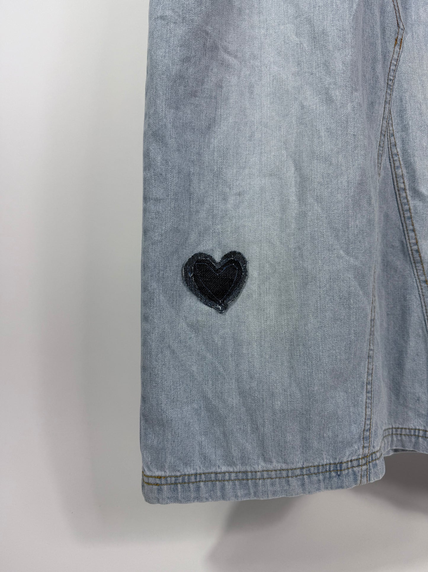 Abito smanicato di jeans