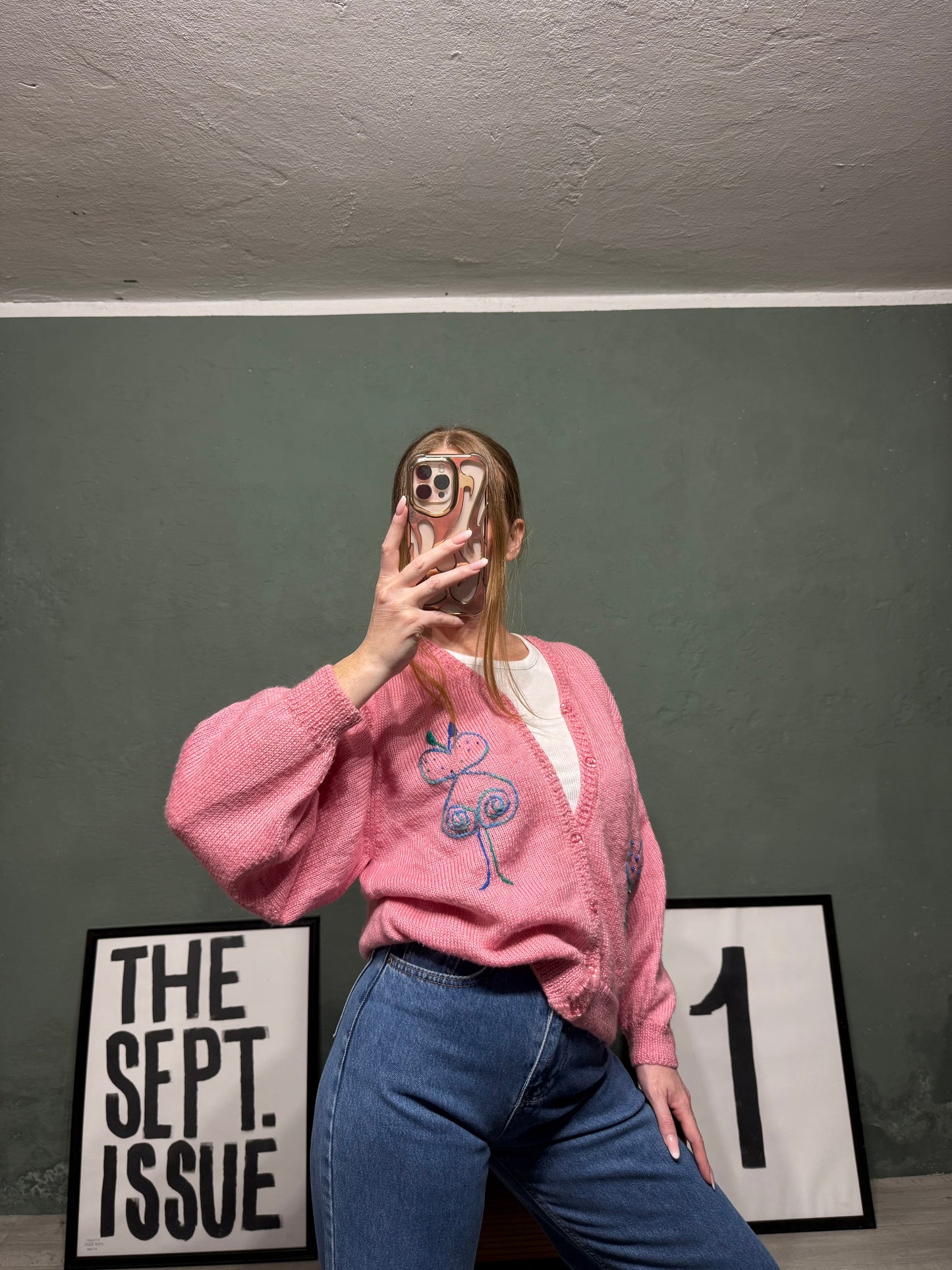 Cardigan lana vintage