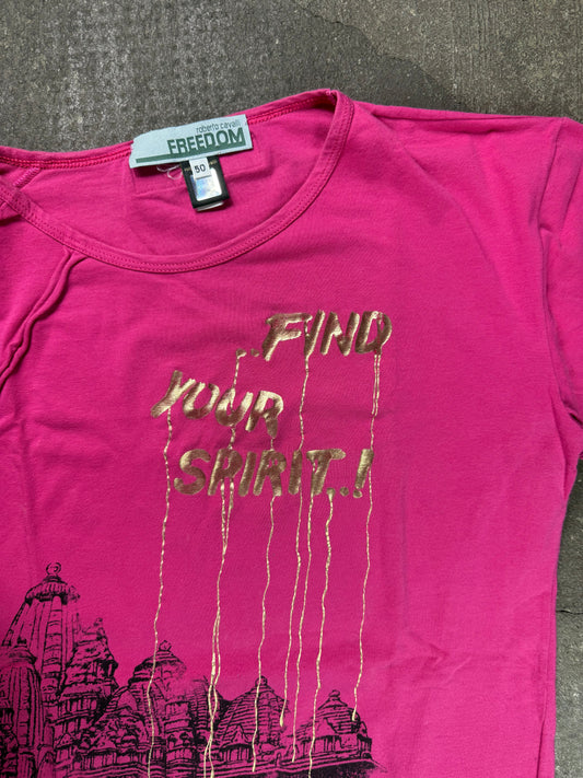 T-shirt stampa ‘Find your spirit’