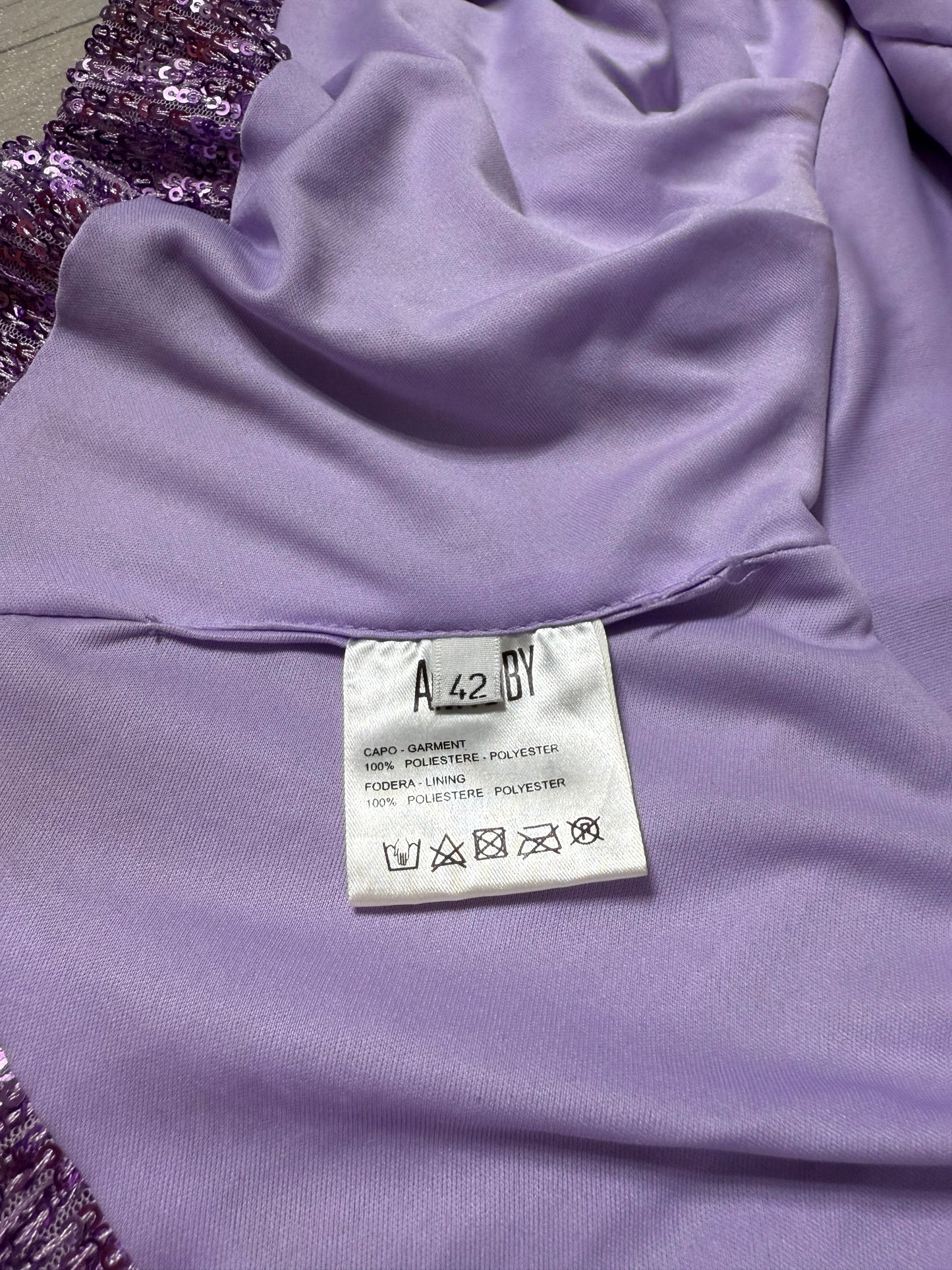 Minigonna paillettes lavanda Aniye By tg.M
