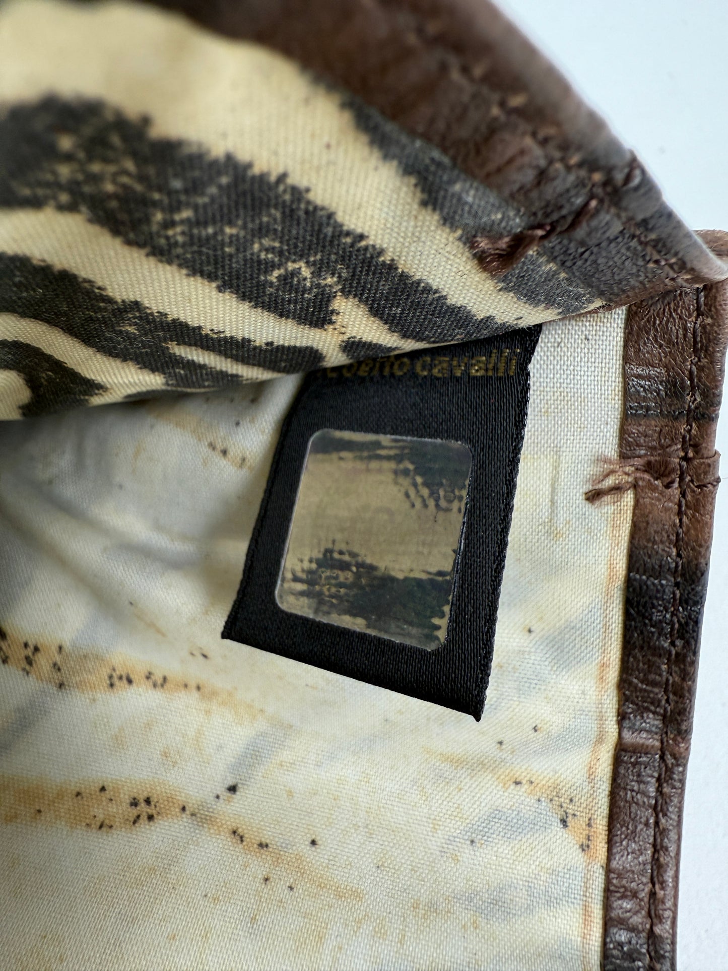 Portacarte in pelle Roberto Cavalli